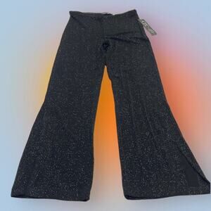 CDC SIGNATURE COLLECTION Women’s 6 Black Sparkly Stretchy Pant